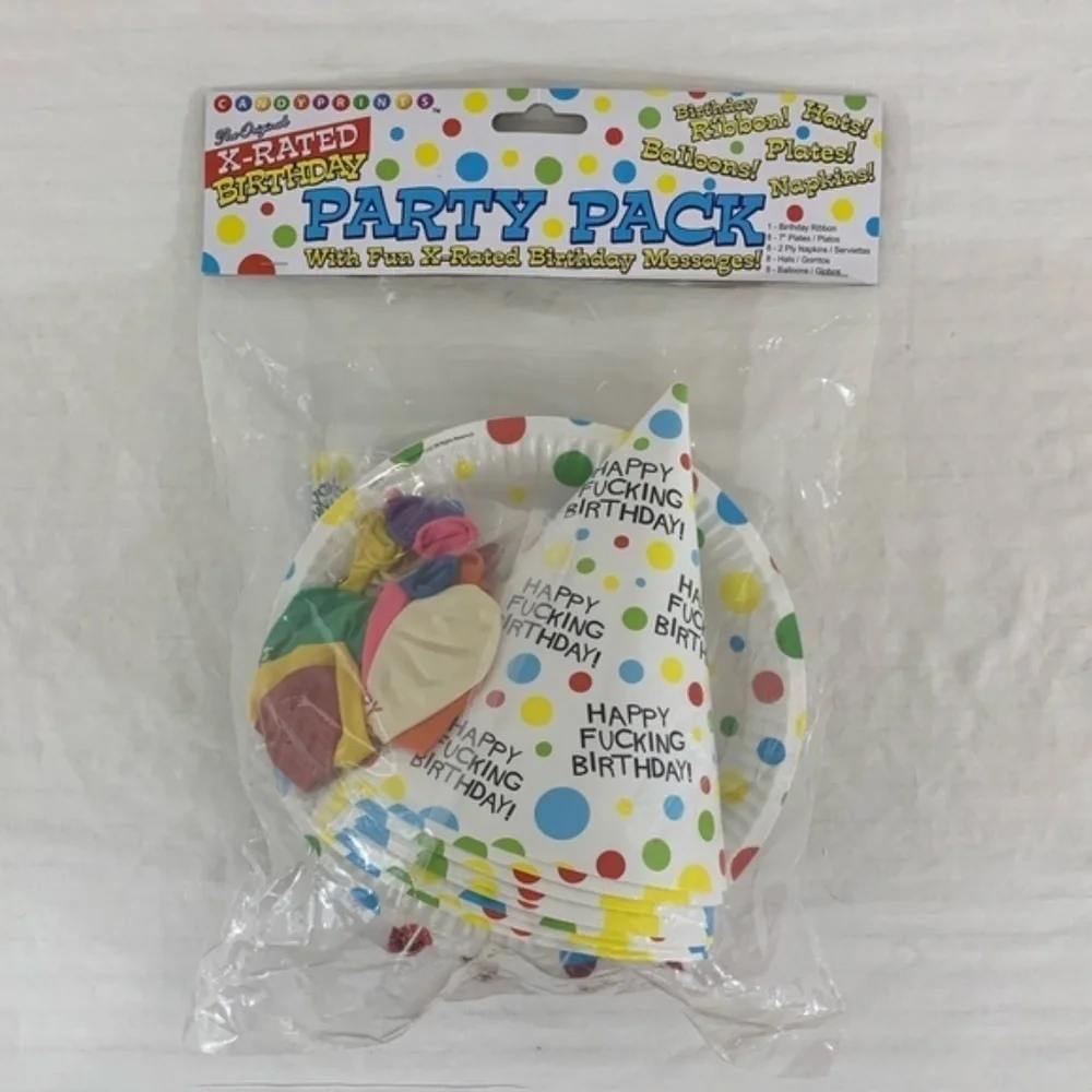 Adult Birthday Party Pack Funny